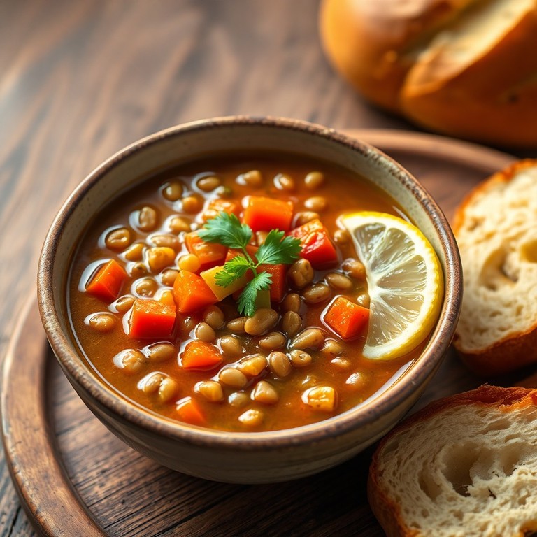 Vegetarian Jewish Lentil Soup