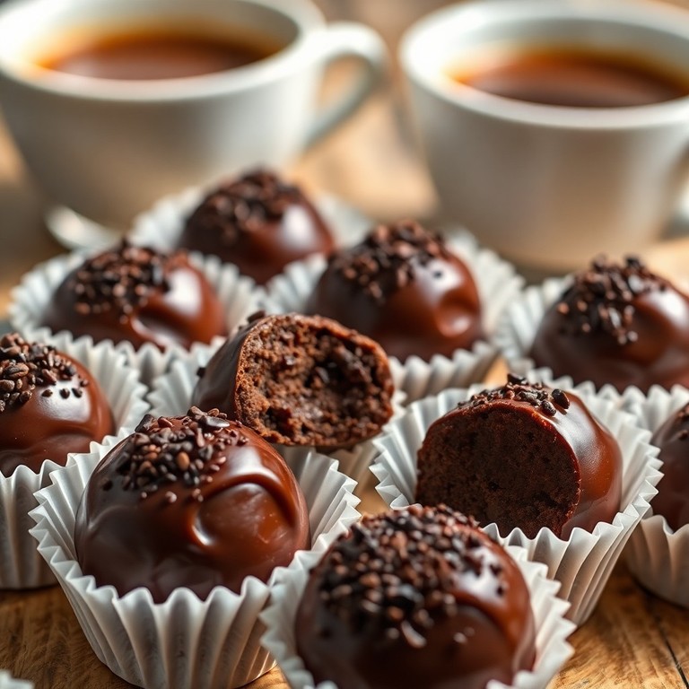 Trufas de Chocolate com Leite Condensado