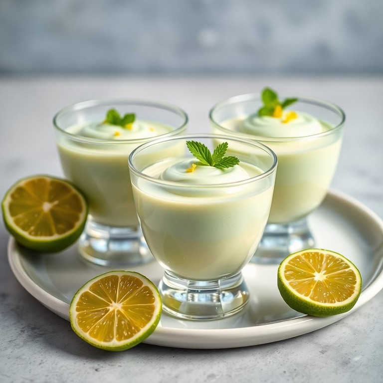 Mousse de Limão com Leite Condensado e Creme de Leite