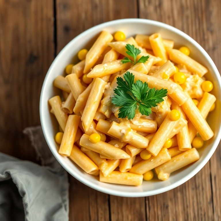 Creamy Oats and Corn Pasta