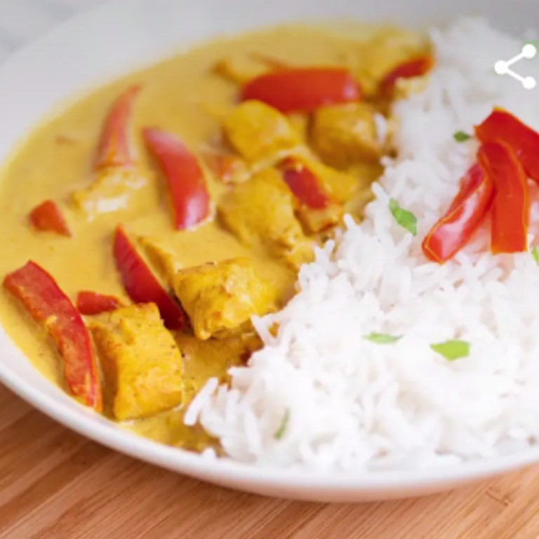 Hähnchen-Curry mit Basmatireis