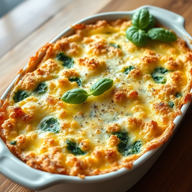 Herzhafter Mascarpone-Spinat-Auflauf