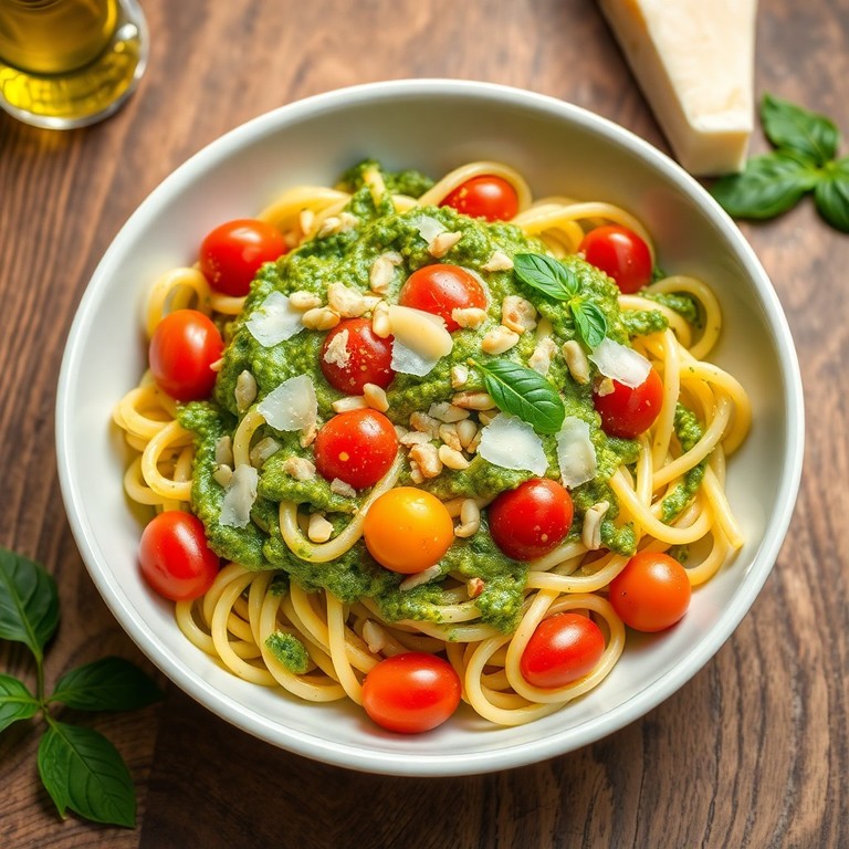 Klassieke Pesto Pasta met Cherrytomaten