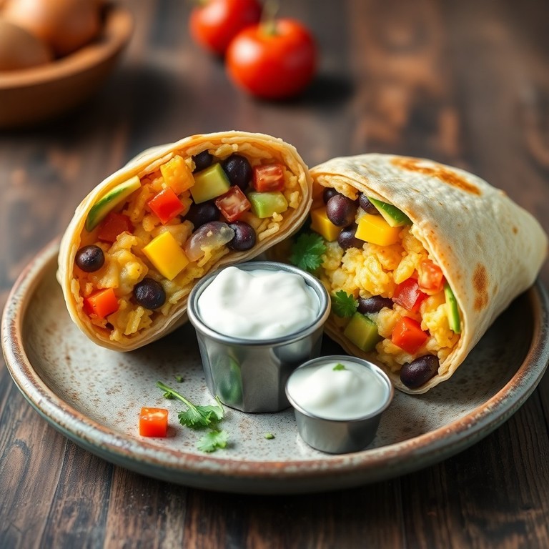 High-Protein Breakfast Burrito