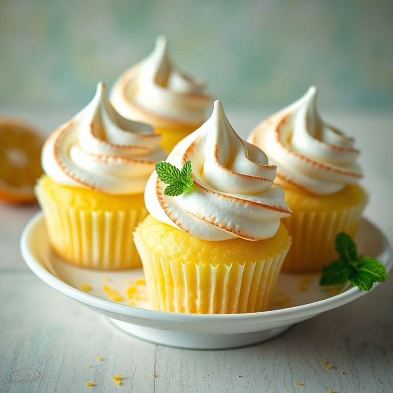 Ponquecitos de Limón y Merengue