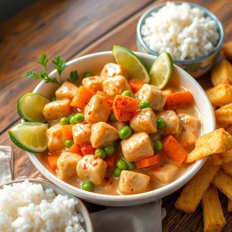 Strogonoff de Frango com Legumes