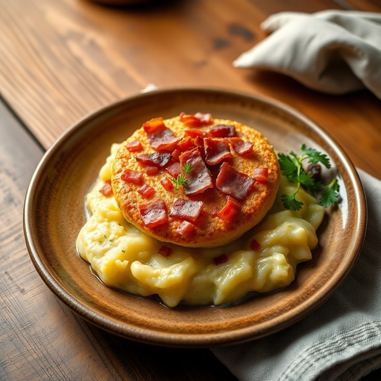 Andorranischer Trinxat – Pyrenäen-Kartoffel-Gemüse-Püree