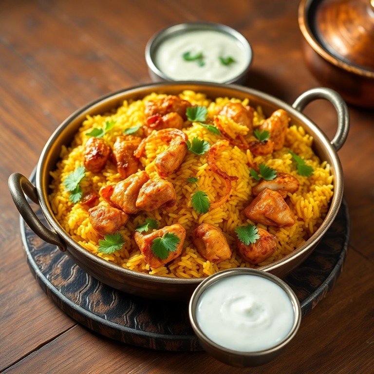 Classic Hyderabadi Chicken Biryani