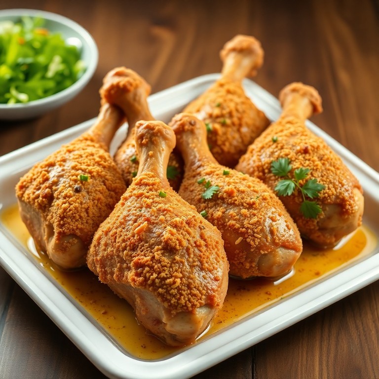 Frango ao Forno com Crosta de Farinha de Trigo