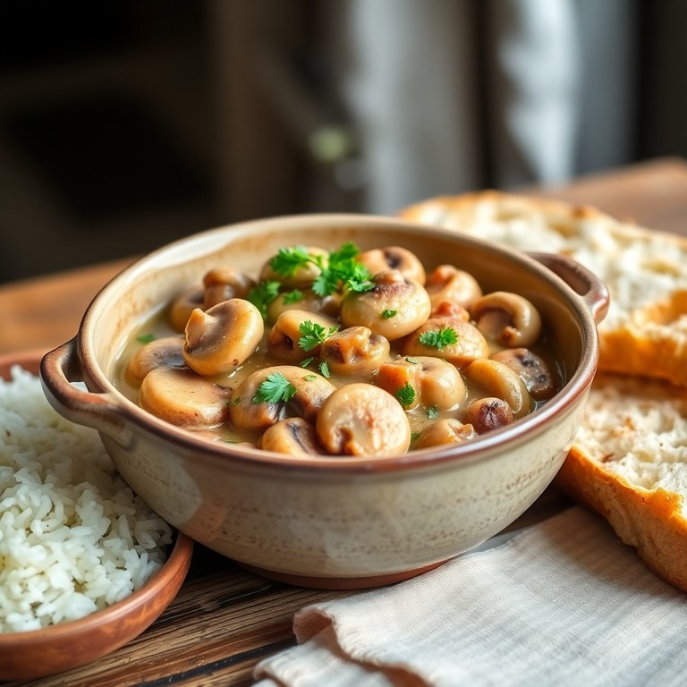 Pilzragout mit cremiger Pilzsoße