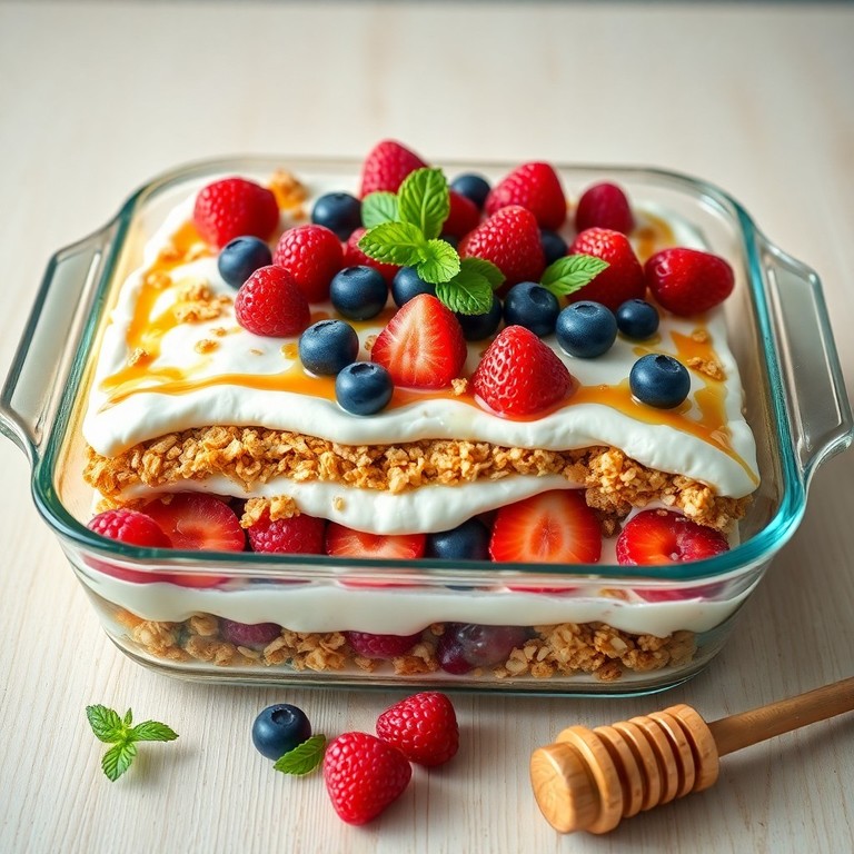 Mixed Berry Breakfast Lasagna