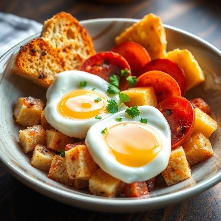 Bowl de Petit Déjeuner au Chorizo et Œufs Pochés