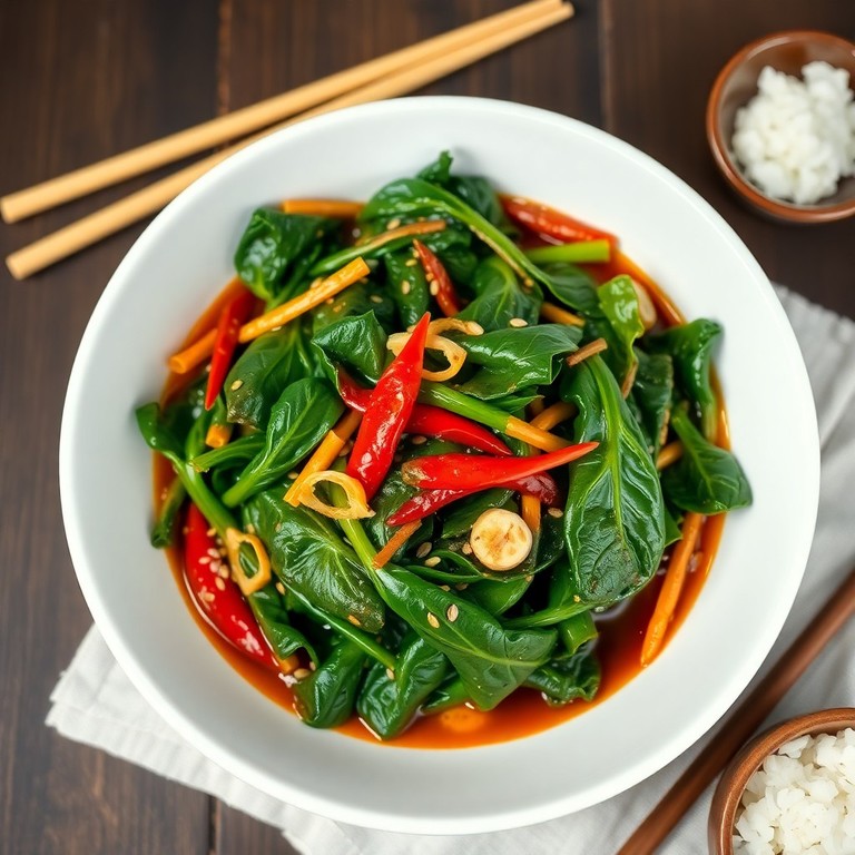 Asiatischer Mangold-Wok
