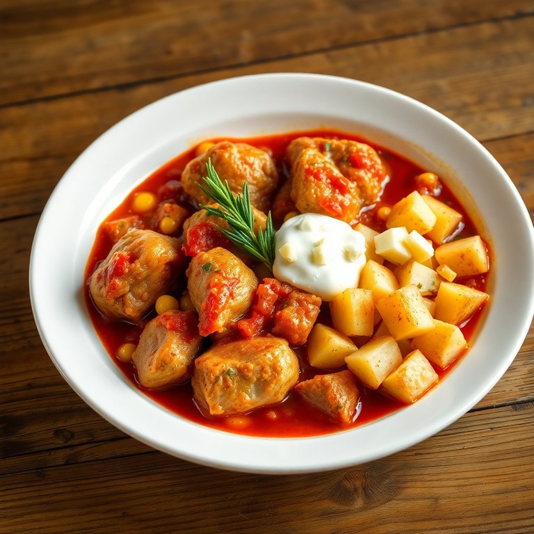 Frango ao Molho de Tomate com Toque de Mostarda