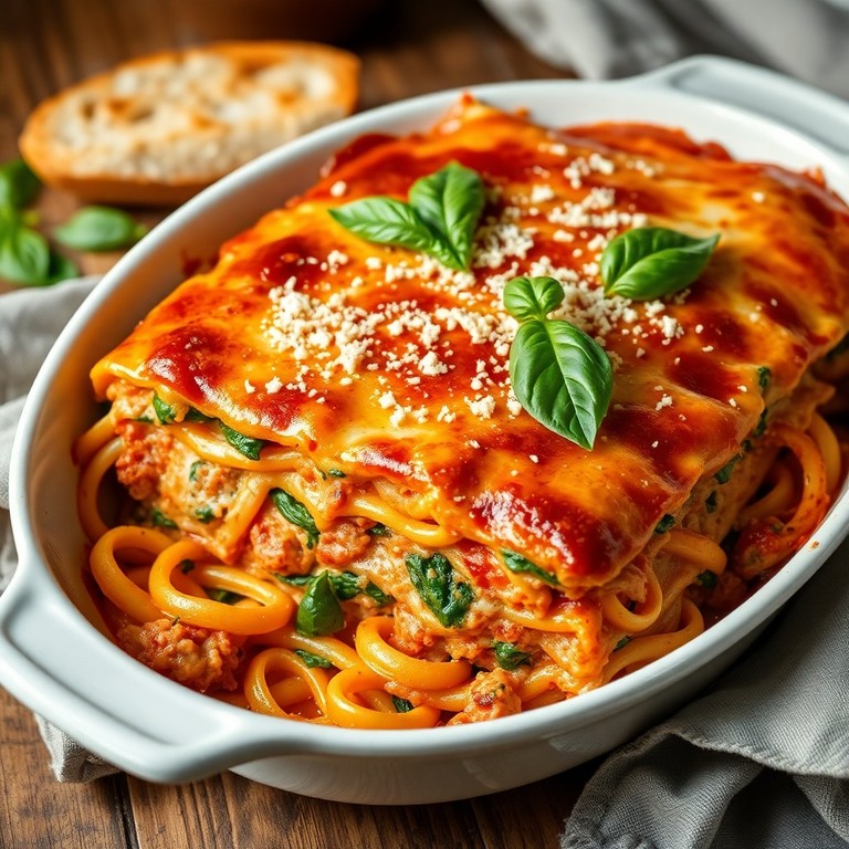 Turkey and Spinach Lasagna