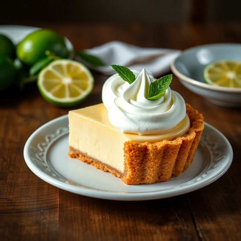 Torta de Limão Cremosa com Base de Biscoito
