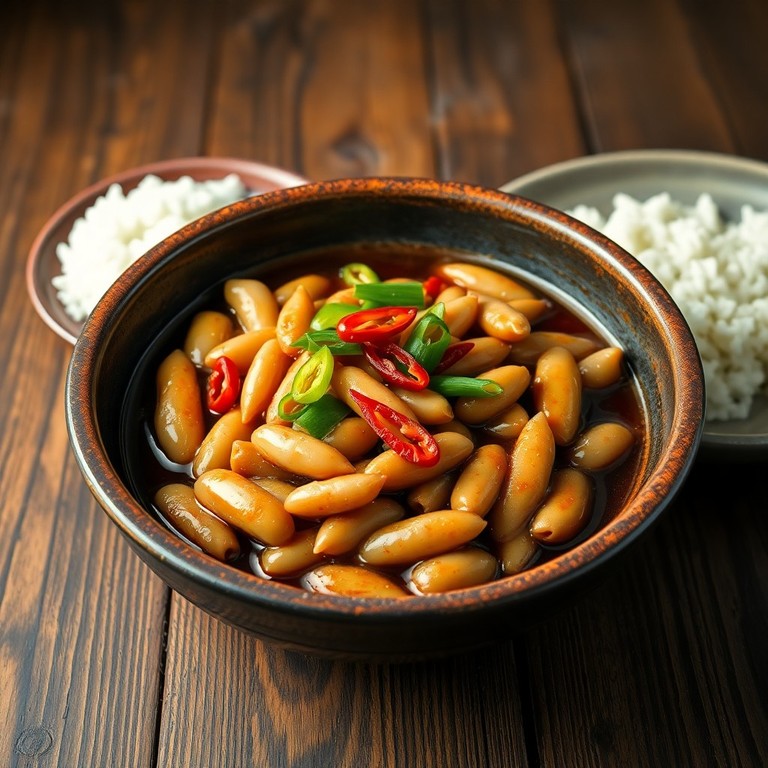 Fagioli all'orientale in stile stufato