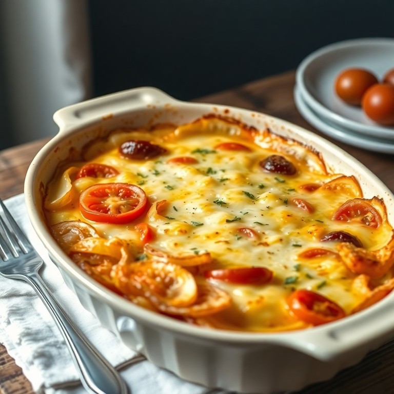 Gratin de pommes de terre à la crème et au fromage
