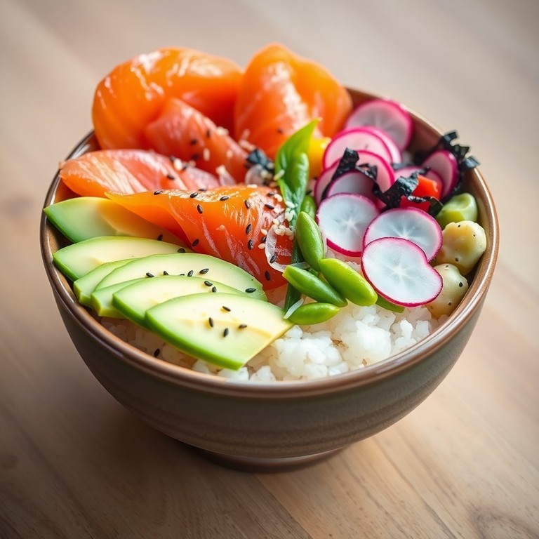 Asiatische Sushi-Bowl Deluxe