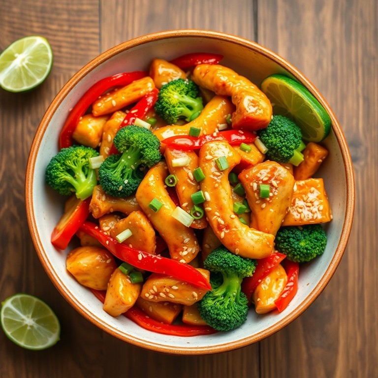 Hähnchen-Gemüse-Stir-Fry: Low-Carb Proteinpower aus der Pfanne