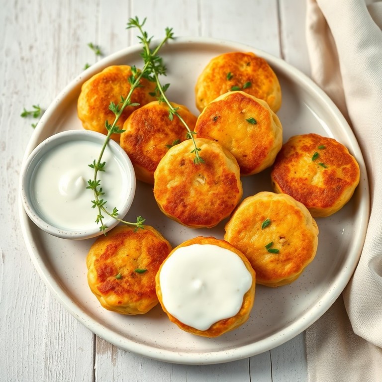 Bolinhos de Frango com Iogurte e Ervas