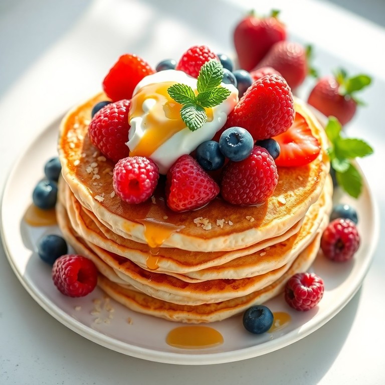 Proteinreicher Quark-Pfannkuchen