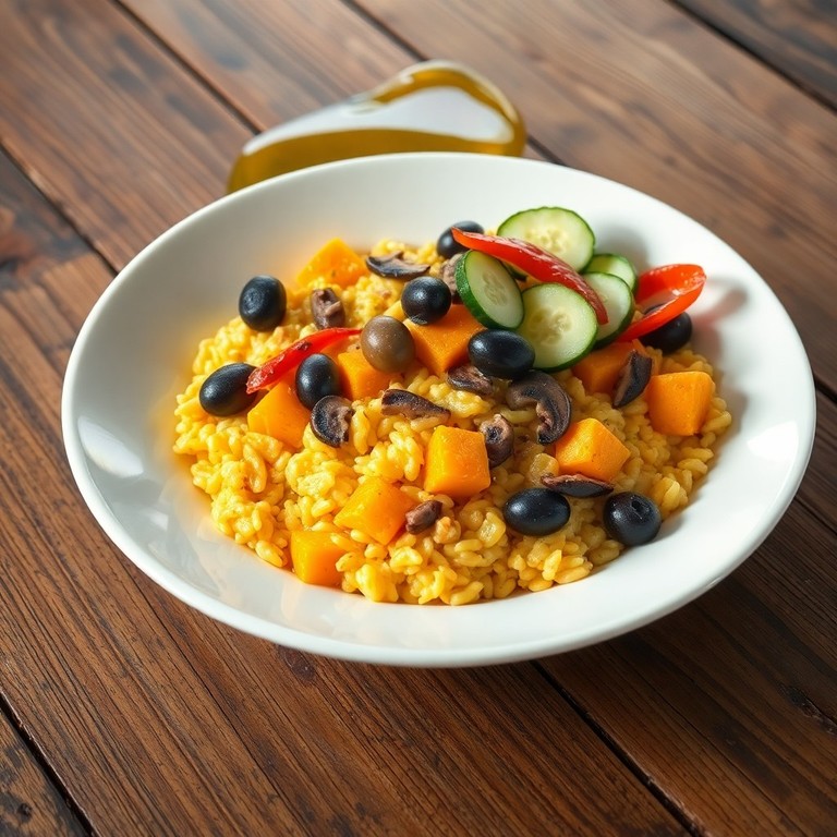 Risotto de Calabaza y Shiitake al Estilo Italiano