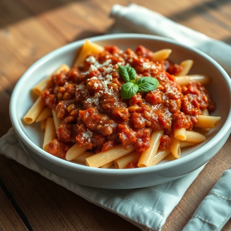 Penne al Ragù Classico per Bambini