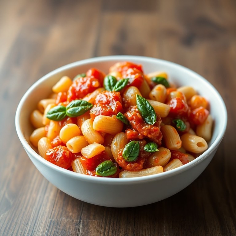 Pasta con Salsa di Pomodoro e Basilico per Bambini