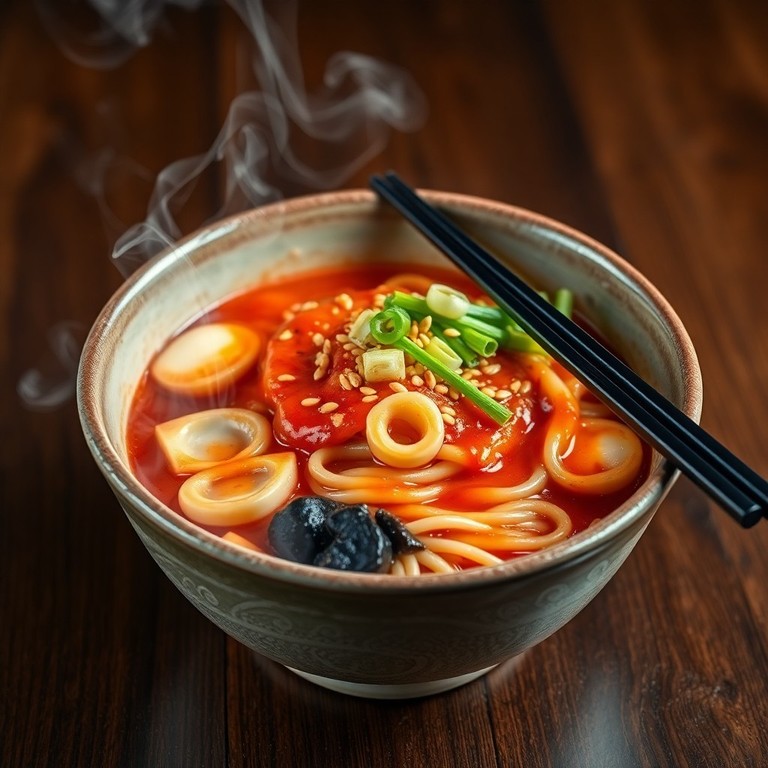 Spicy Garlic Ramen Noodles