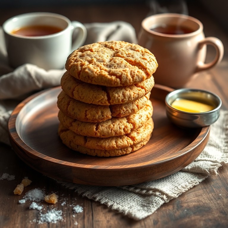 Cookies Crocantes de Manteiga e Açúcar Mascavo