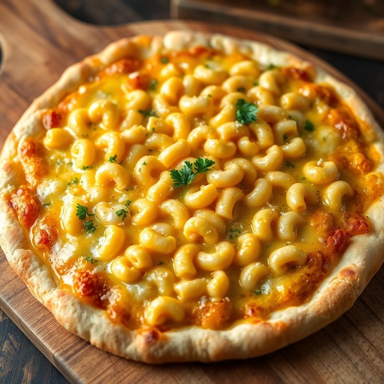 Creamy Mac and Cheese Pizza