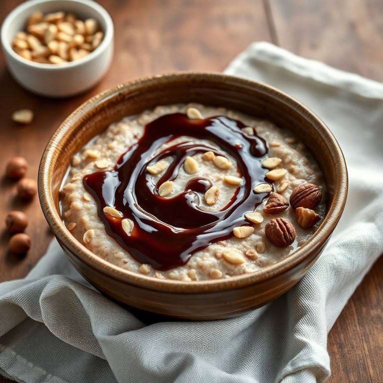 Chocolate Nut Oatmeal Porridge