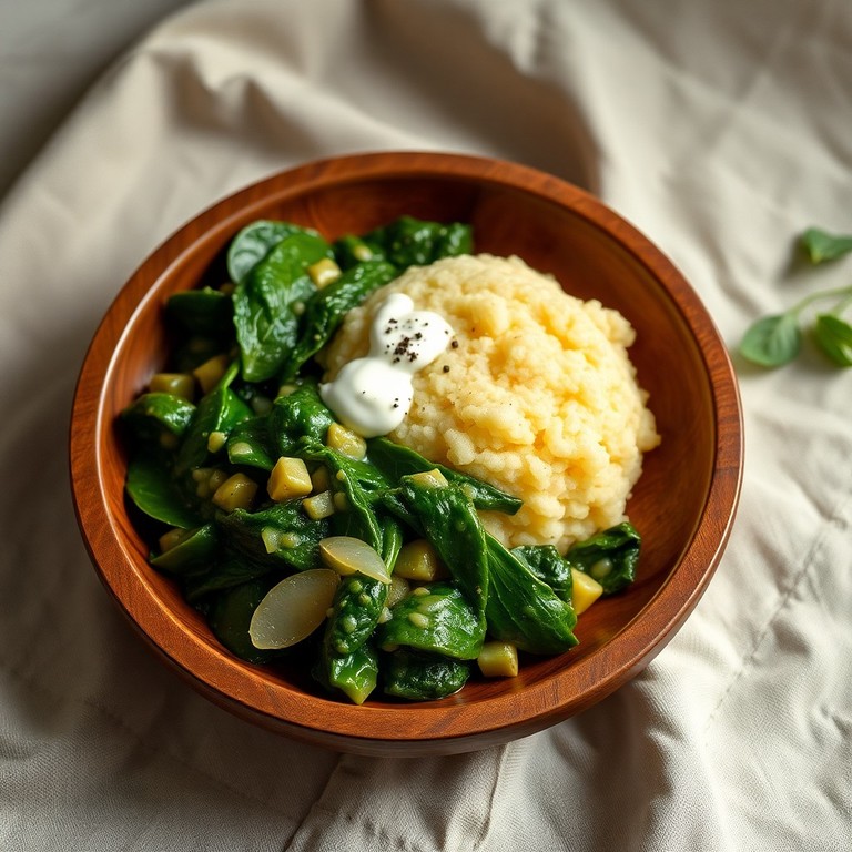 Creamy Ugali with Spinach