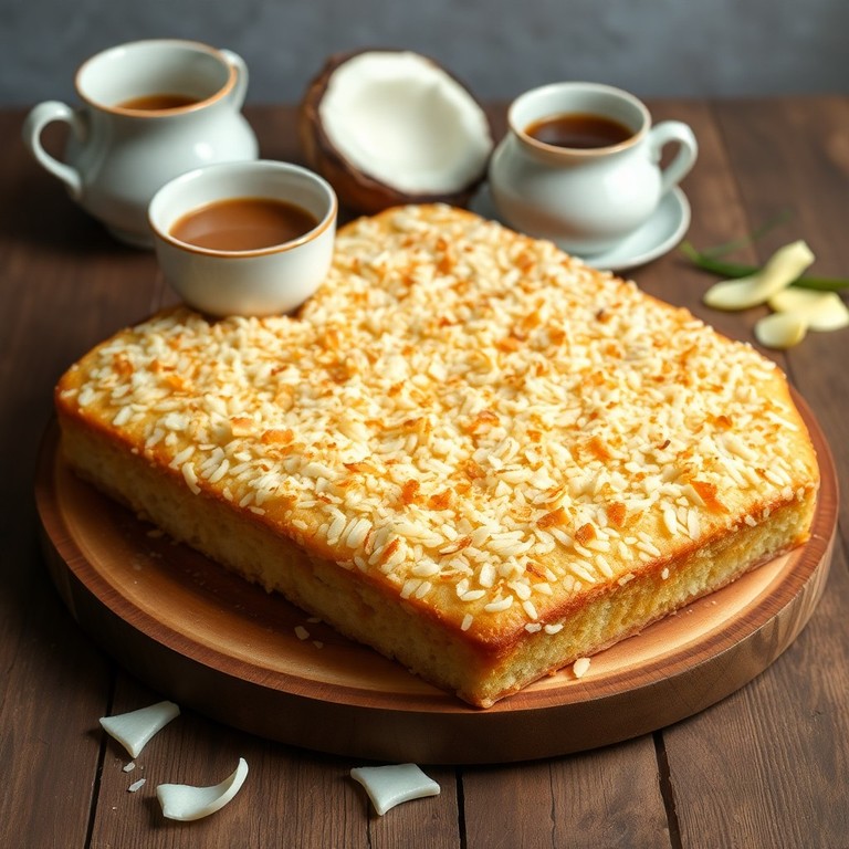Kokos-Marzipan-Blechkuchen