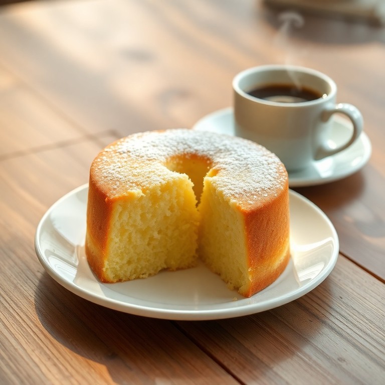 Bolo de Baunilha Simples