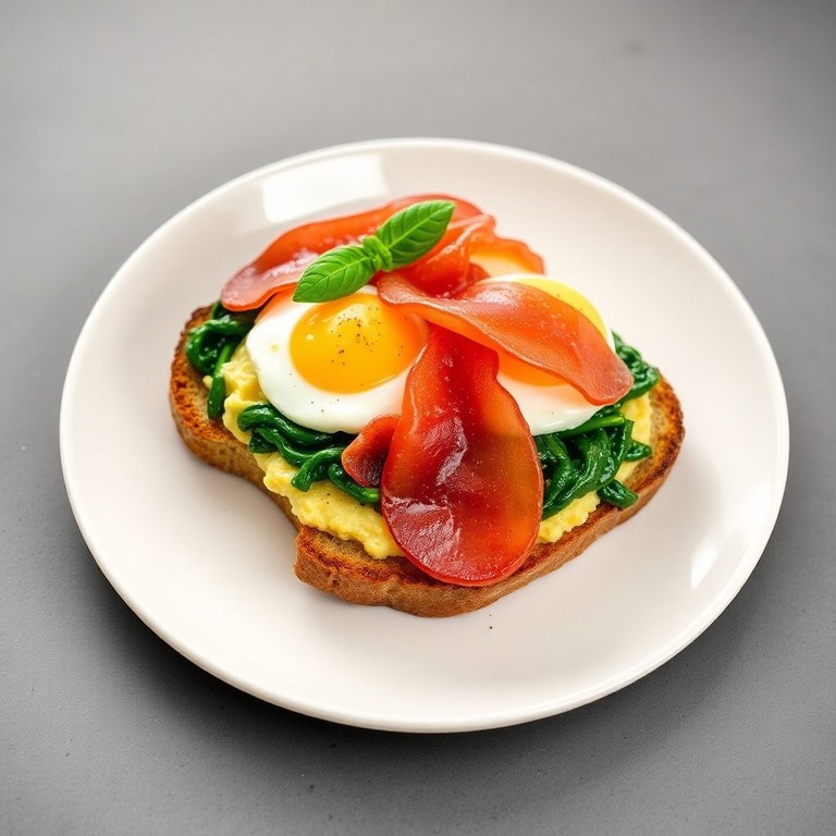 Tartine Gourmande aux Épinards et Jambon Serrano