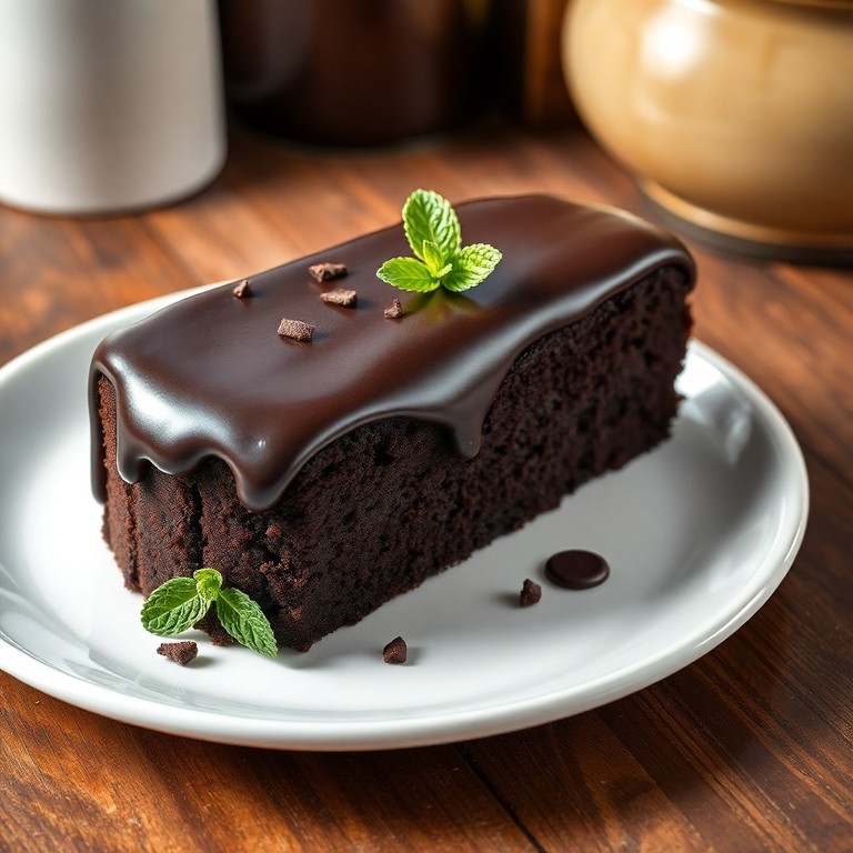 Bizcocho de chocolate clásico y húmedo