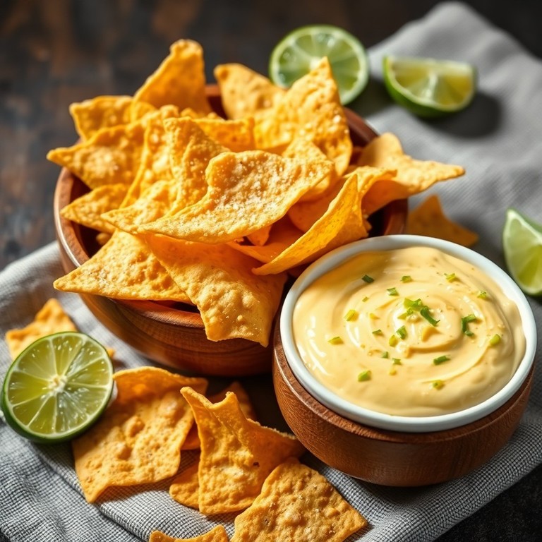 Chips de Masa con Queso y Limón para Aperitivo en Freidora de Aire