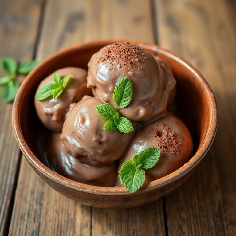 Helado de Plátano y Cacao sin Azúcar