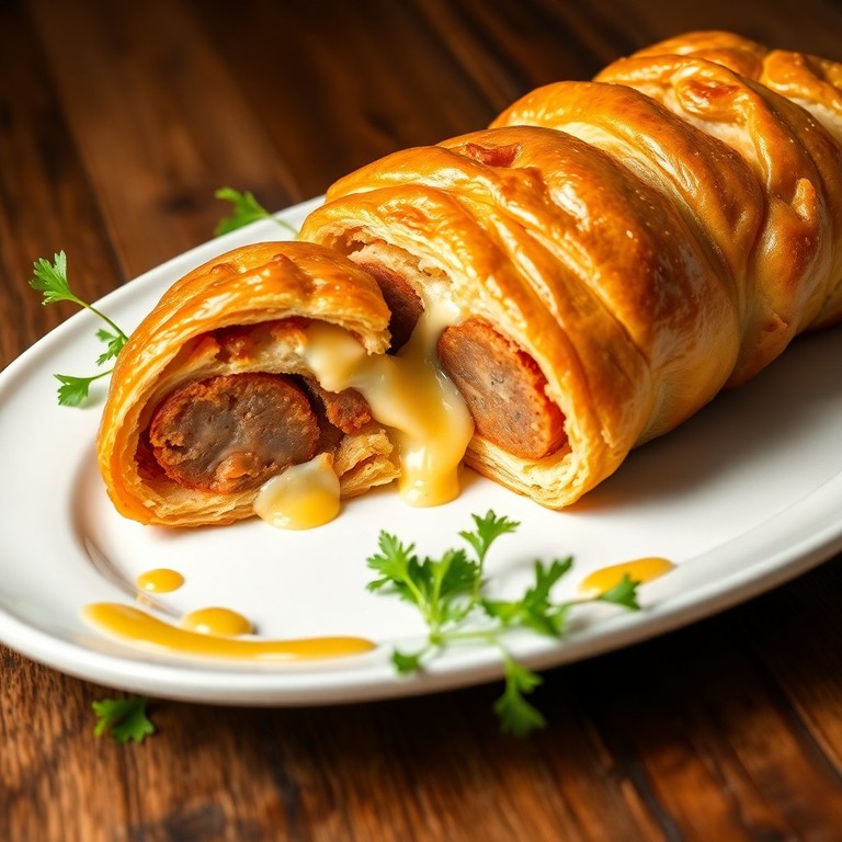 Feuilleté Saucisse Fromage à la Mode Classique