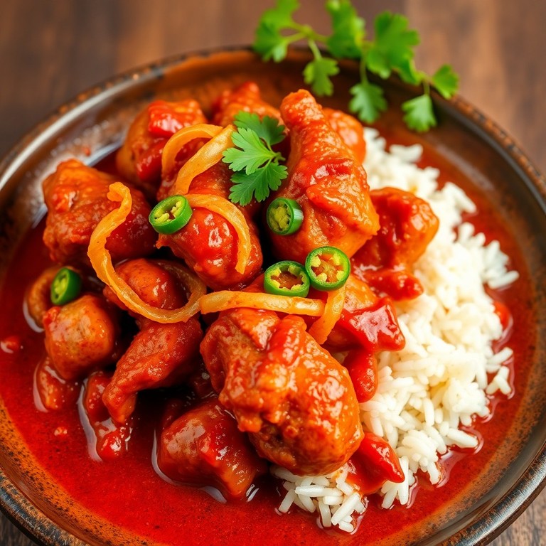 Spicy Chicken and Onion Stir-Fry