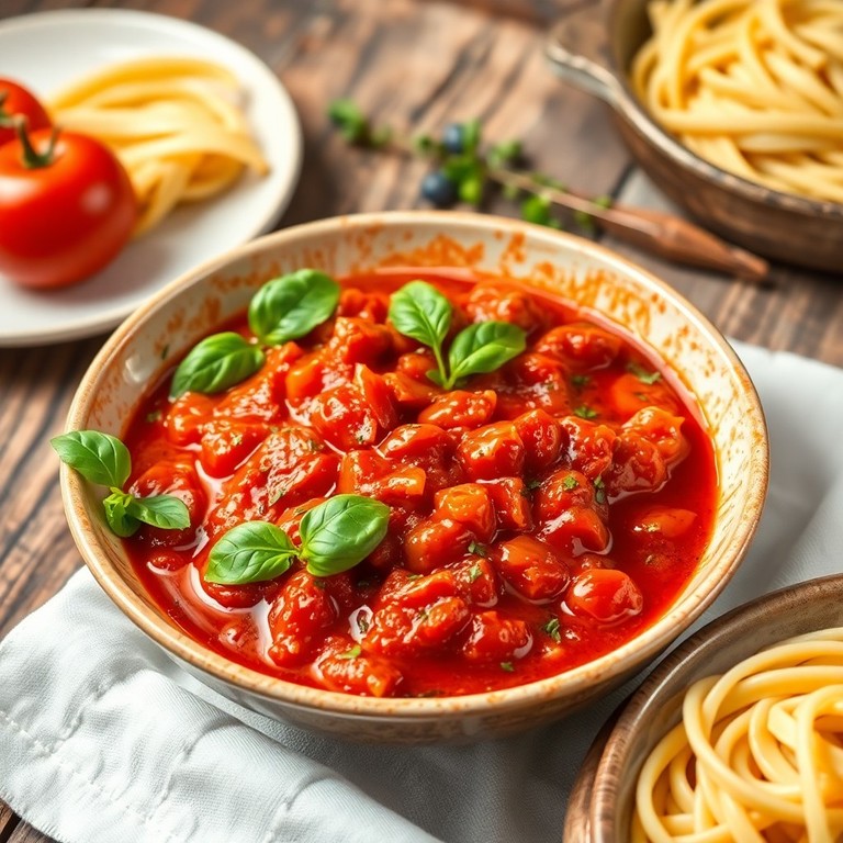 Sauce Tomate Maison aux Herbes Fraîches