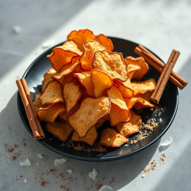 Gebratene Kokosnuss mit Zimt – Low Carb Snack