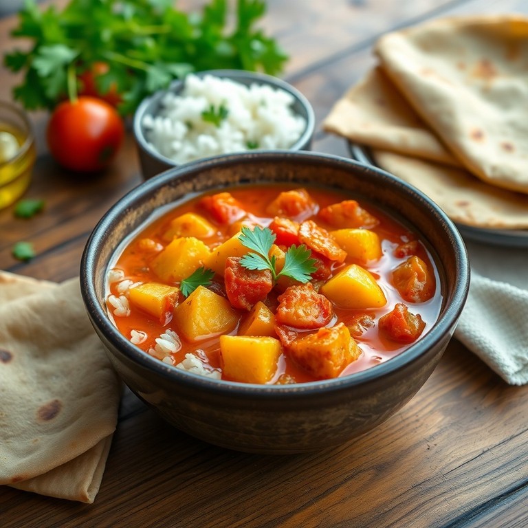 Hearty Potato and Tomato Curry