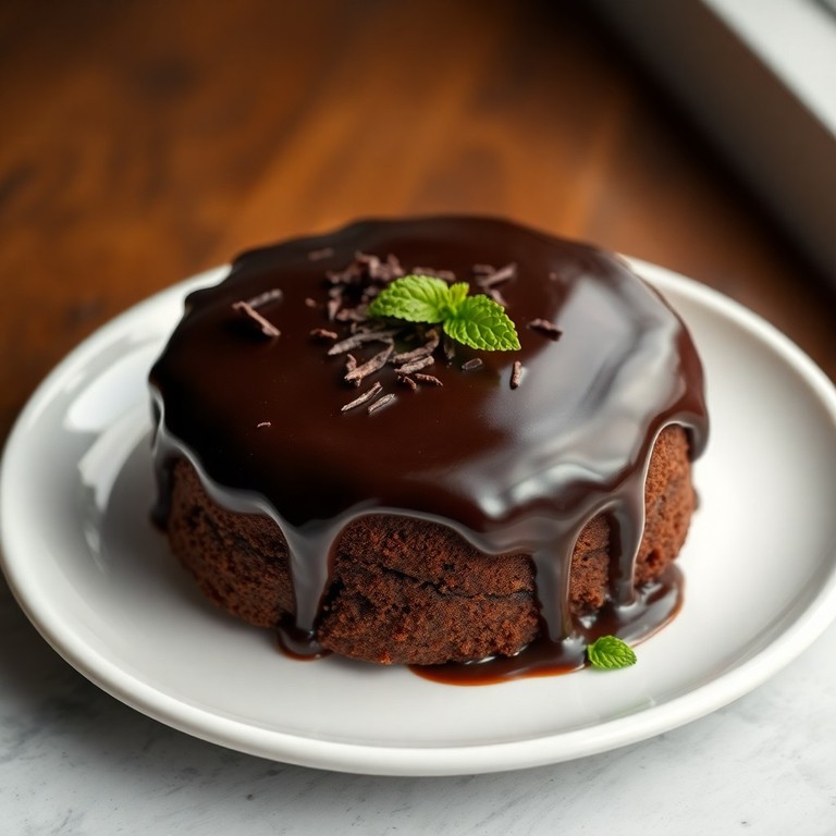 Bolo de Nescau com Cobertura de Chocolate Amargo