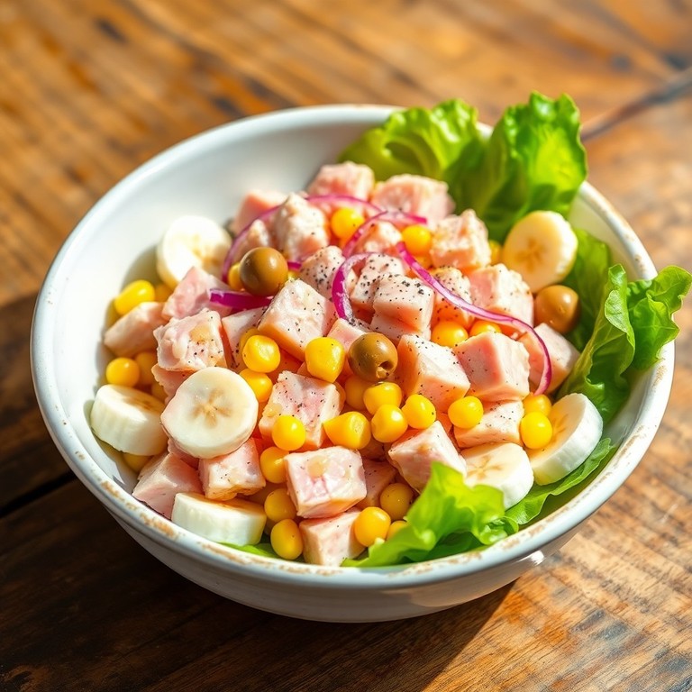Salada de Atum com Milho e Frutas Fresh