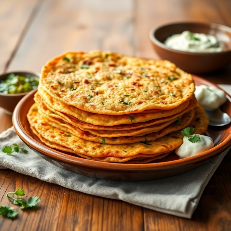 Potato and Besan Flatbread (Chilla)