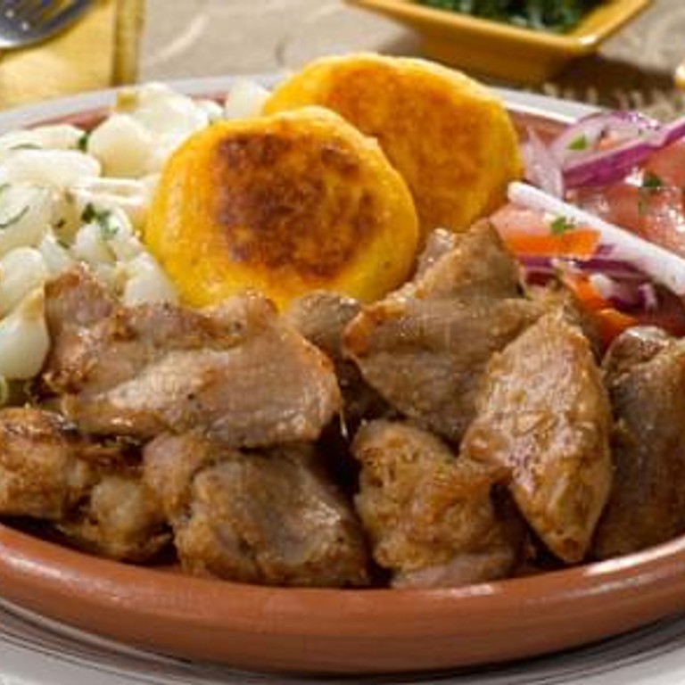 Fritada Ecuatoriana / Mote Pillo / Mote Sucio