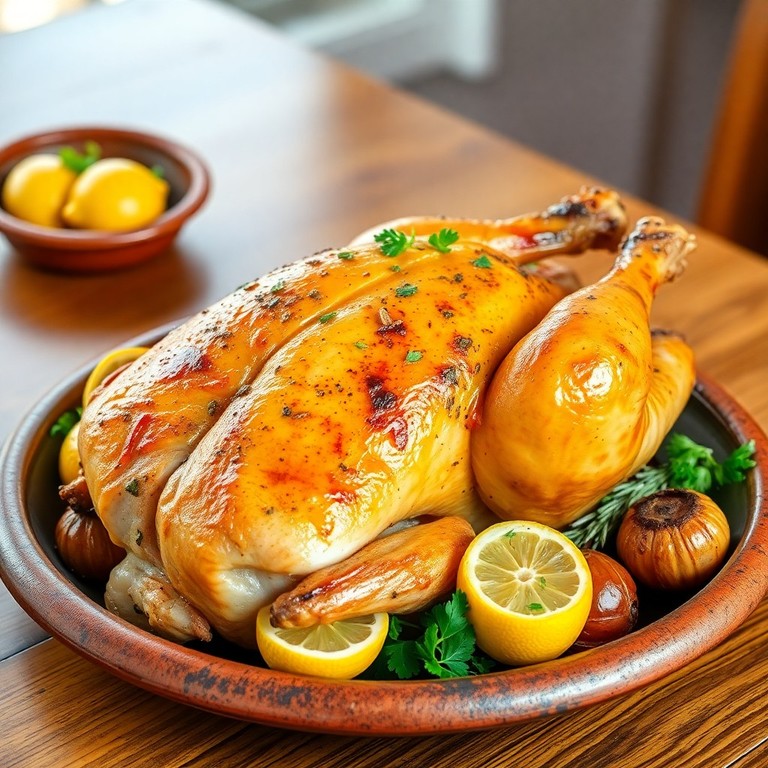 Pollo Asado al Estilo Mediterráneo